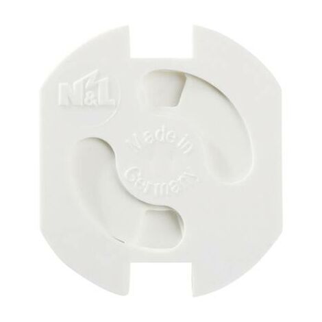 Heidemann 43180 Cache- prise blanc 1 set (1/2)