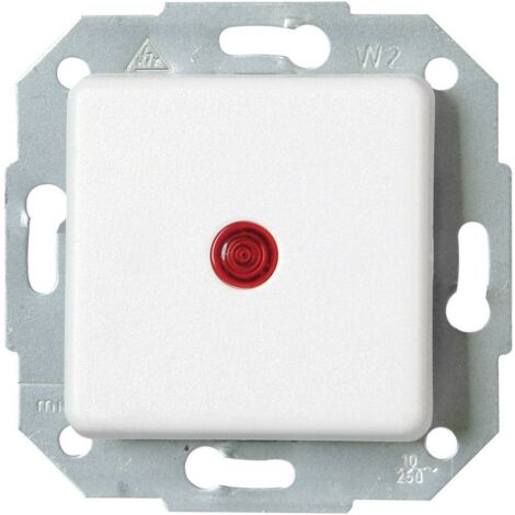 Interrupteur avec témoin lumineux Kopp 614613083 Europa blanc arctique, mat S35780