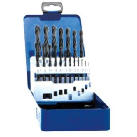 Eventus by Exact 32001 HSS Jeu de forets pour le métal 19 pièces 1 mm, 1.5 mm, 2 mm, 2.5 mm, 3 mm, 3.5 mm, 4 mm, 4.5 mm (1/2)