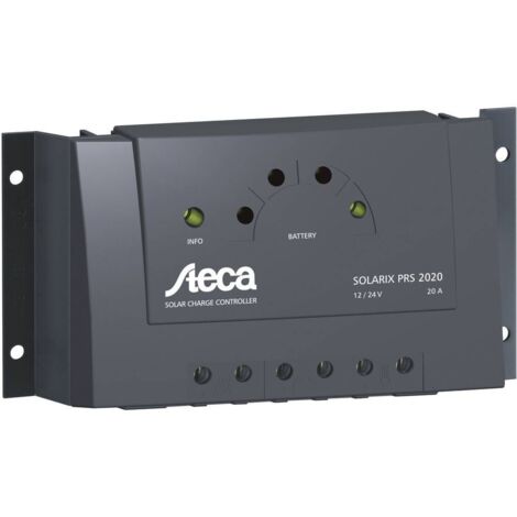 Régulateur de charge solaire Steca Solarix PRS 2020 12 V, 24 V 20 A Q97471 (1/3)