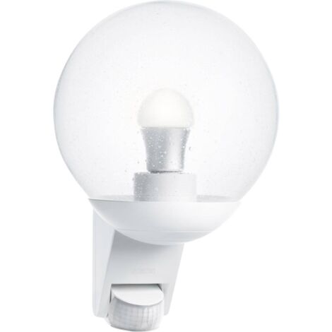 Steinel L 585 S 005917 Applique extérieure avec détecteur de mouvement Ampoule à économie d'énergie, LED E27 60 W blanc X42431
