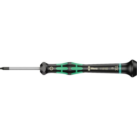 Wera 2067 pour l'électronique et la mécanique de précision Tournevis Torx Taille (tournevis) T 6 Longueur de la lame: 4 (1/3)