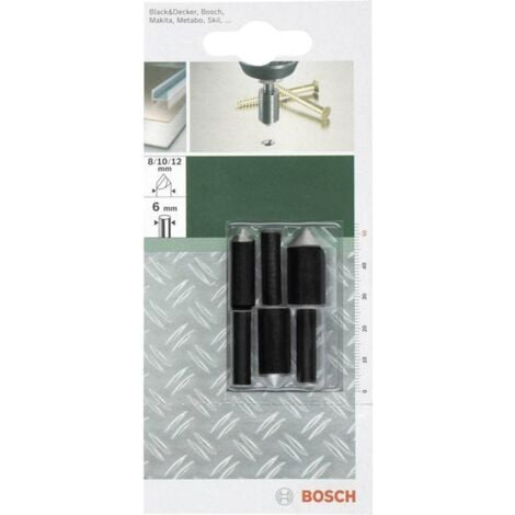 Bosch Accessories 2609255124 Jeu de fraises coniques 3 pièces 8 mm, 10 mm, 12 mm acier à métaux tige cylindrique 1 set