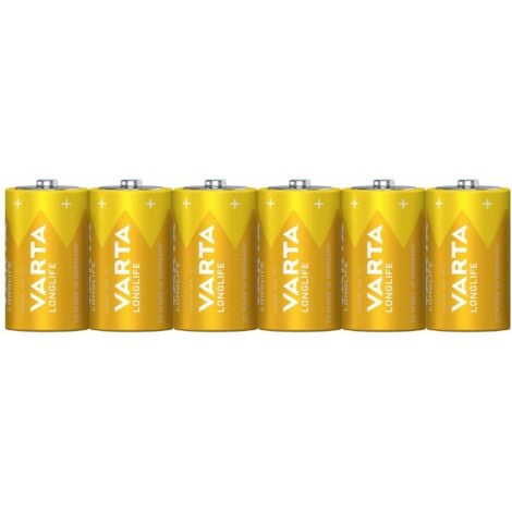 VARTA Batterie D Mono 1,5V Longlife POWER 16500 mAh LR20 –