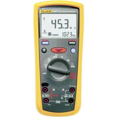 Fluke 1577 Appareil de mesure de l'isolation 500 V, 1000 V 600 MΩ (1/2)