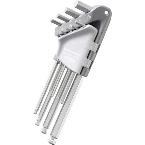 FACOM 83SHST.JP9A 6 PANS INTÉRIEURS JEU DE CLÉS MÂLES COUDÉES 9 PIÈCES