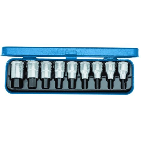 Gedore Jeu de douilles-embouts 1/2" (12.5 mm) 9 pièces 6156250