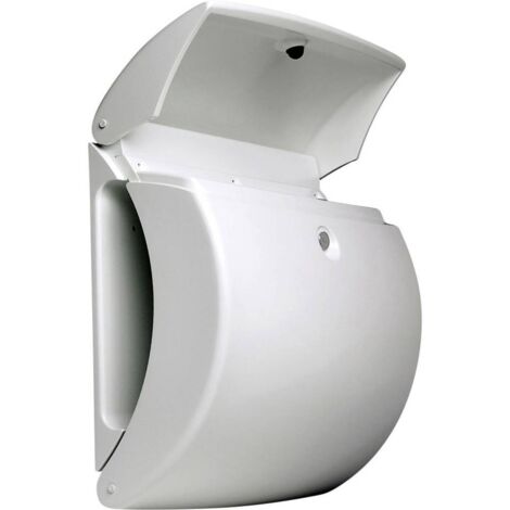 Burg Wächter 12800 KIEL 886 W Boîte aux lettres plastique blanc avec serrure à clé W056321 (1/4)