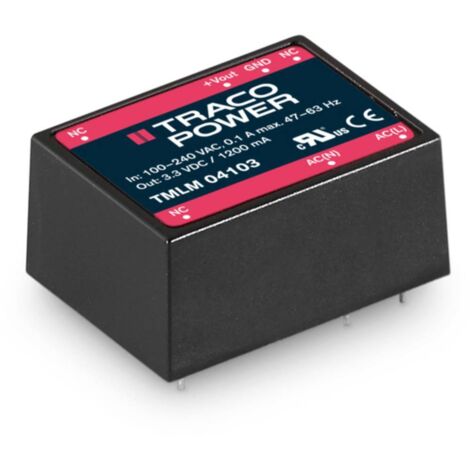 Alimentation CA/CC pour circuits imprimés TracoPower TMLM 04124 24 V/DC 0.167 A 4 W S95898 (1/2)