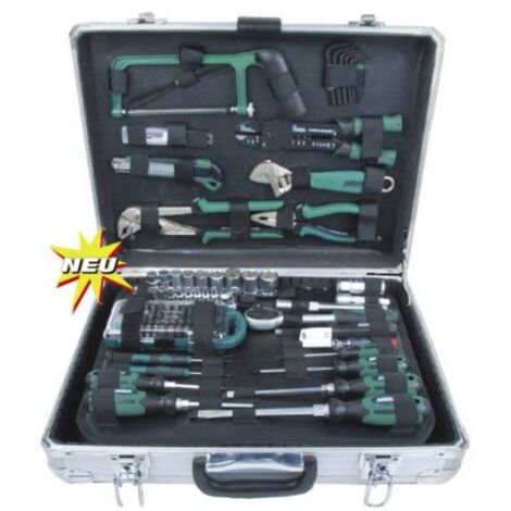 Brüder Mannesmann 29072 M29072 pour les bricoleurs Mallette à outils équipée 124 pièces (1/4)