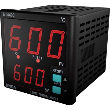 Enda ET4403-230 Disjoncteur thermique +1 à +50 °C (l x H) 48 mm x 48 mm W350962 (1/2)