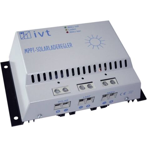 IVT MPPT-Controller Régulateur de charge solaire série 12 V, 24 V 30 A Q97106 (1/2)