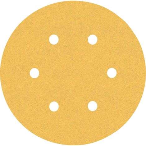 Bosch – Disque abrasif de ponceuse 150mm G120 – 50 pièces – Pour ponçage rapide et efficace – Élimination des anciennes peintures – 2608900921