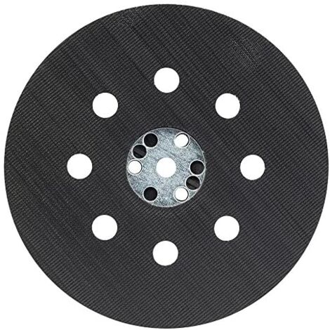 Bosch – Plateau de ponçage moyen Ø 125 mm – Mi-dur pour ponceuses PEX – Fixation auto-agrippante – Ponçage bois et plâtre - PEX 12 A