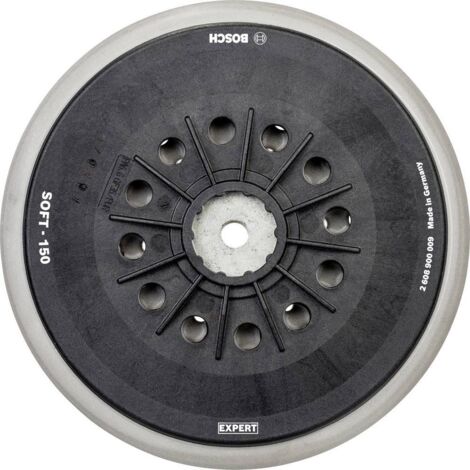 Bosch Accessories 2608900009 Plateau de support EXPERT Multihole pour Bosch, 150 mm, souple Diamètre 150 mm