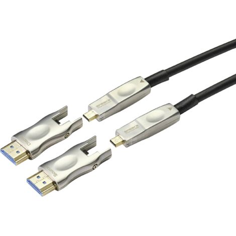 Câble adaptateur SpeaKa Professional HDMI Fiche mâle HDMI-A, Fiche mâle HDMI-Micro-D, Fiche mâle HDM (1/4)