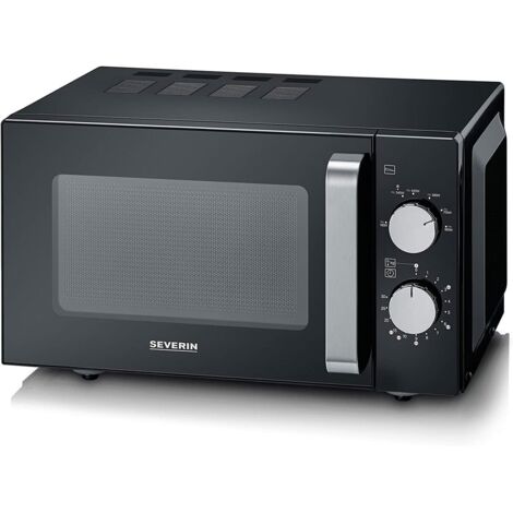 Severin MW 7761 Micro-ondes noir, acier inoxydable 800 W (1/5)