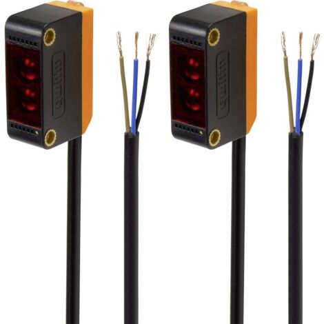 TRU COMPONENTS Barrière lumineuse TC-9444616 câble Portée effective du détecteur : 1000 cm commutation en réception (1/4)