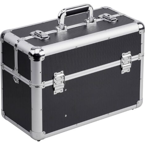 Meister – Mallette de rangement 450x320x225mm – Plastique ABS – 8 compartiments séparables – Verrouillage sécurisé avec clés