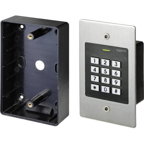 Sygonix – Clavier électronique à code avec RFID SY4760956 – Tension 12/18 V – Indice de protection IP66 – Montage encastré pour accès sécurisé - Y671462