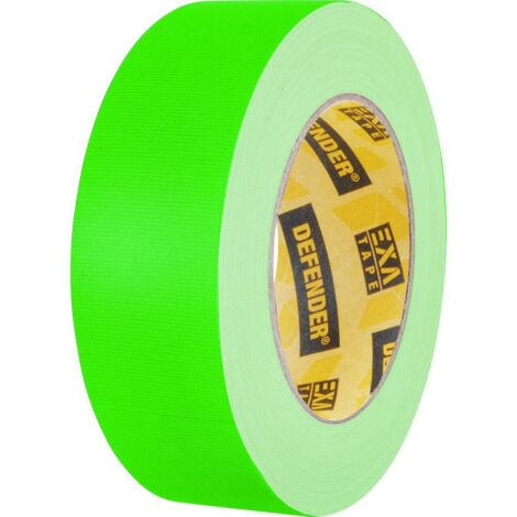 Ruban adhésif vert fluo 25 m Y95178 (1/2)