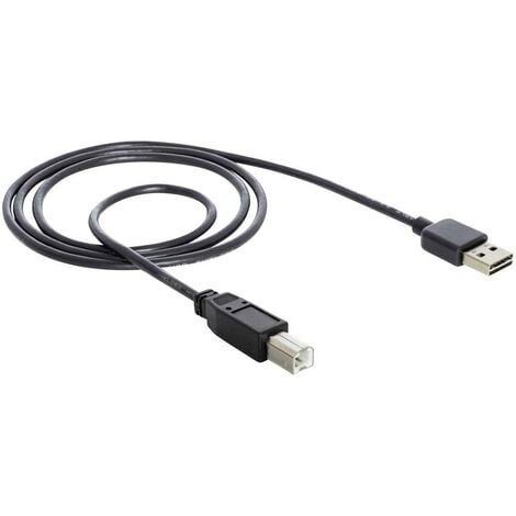 Basics Câble USB 2.0 A-mâle vers B-mâle avec connecteurs plaqué or  (3 m), Noir