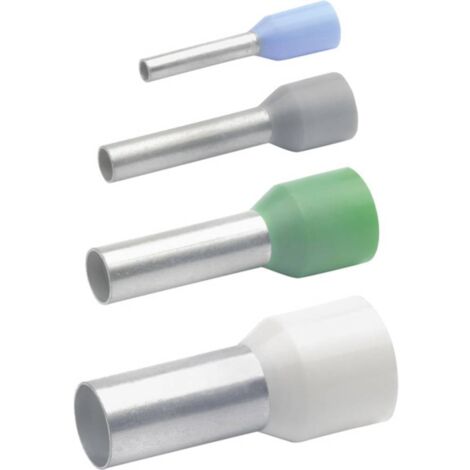 Embout simple d'extrémité de câble Klauke GR1698 0.5 mm² x 8 mm blanc 500 pc(s) C007381 (1/2)