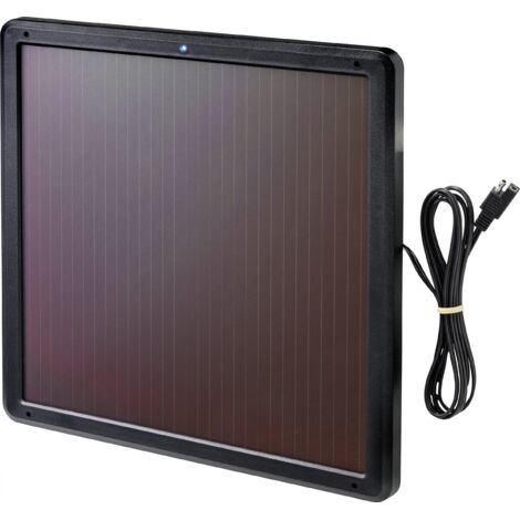 Protection solaire pour batterie Renkforce RF-4778668 avec cellule solaire amorphe 18 V Y602212