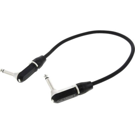 Cordon Jack [1x Jack mâle 6.35 mm - 1x Jack mâle 6.35 mm] Cordial CFI0,3RR noir 30.00 cm (1/2)