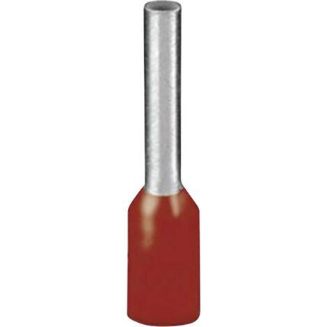 EMBOUT SIMPLE DEXTRÉMITÉ DE CÂBLE PHOENIX CONTACT AI 35 -18 RD 3201495 35 MM² X 18 MM PARTIELLEMENT ISOLÉ ROUGE 50 PC(S) (1/4)