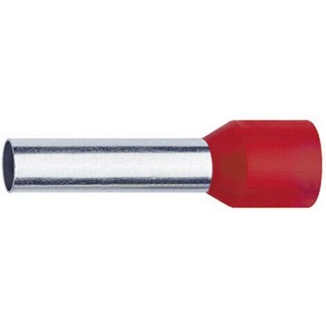 Embout simple d'extrémité de câble Klauke 47110 1 mm² x 10 mm partiellement isolé rouge 1000 pc(s) (1/2)