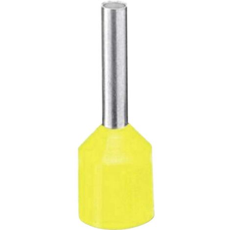 Embout simple d'extrémité de câble Phoenix Contact AI-XL 6 - 12 YE 3201945 6 mm² x 12 mm partiellement isolé jaune 100 (1/3)