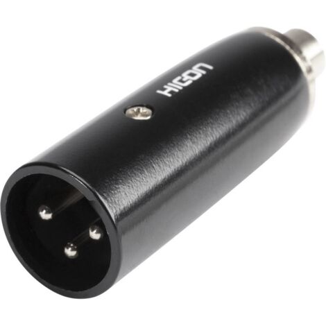 Adaptateur XLR Hicon HI-X3CI-MF XLR mâle - Cinch-RCA femelle 1 pc(s) (1/2)