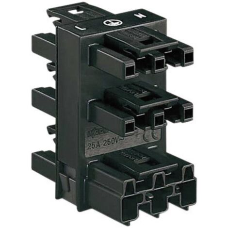 WAGO Distributeur Alimentation mâle - Alimentation femelle, Alimentation femelle, Alimentation femelle, Alimentation femelle, Alimentation femelle No D10774 (1/2)