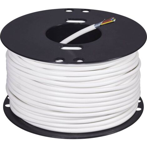 Câble d'alarme ABUS LiFY AZ6360 8 x 0.22 mm² blanc 50 m