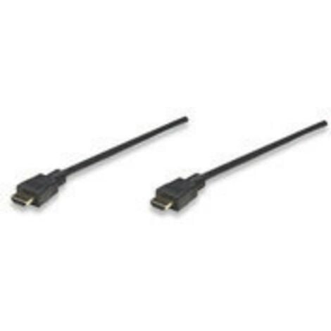 Câble de raccordement Manhattan 322539-CG 10.00 m noir