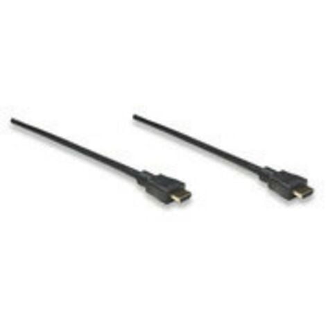 Câble de raccordement Manhattan 322539-CG 10.00 m noir