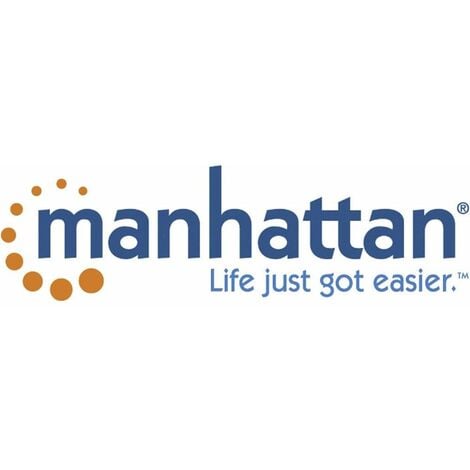 Câble de raccordement Manhattan 322539-CG 10.00 m noir