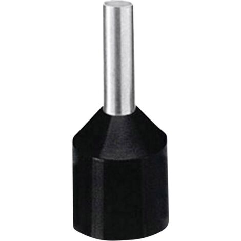 Embout simple d'extrémité de câble Phoenix Contact AI-XL 1,5- 8 BK 3201916 1.5 mm² x 8 mm partiellement isolé noir 100 (1/2)