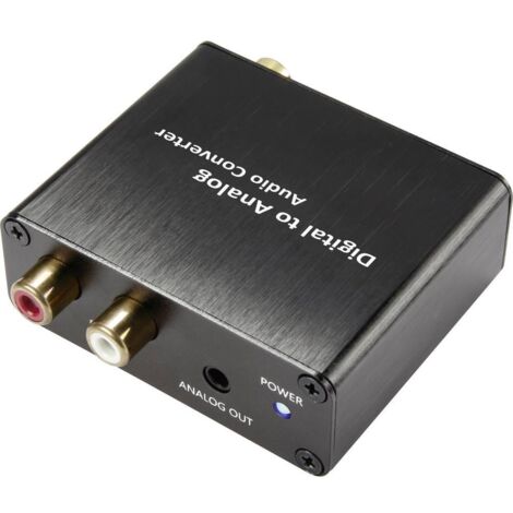 Convertisseur audio SpeaKa Professional SP-4844480 [1x Cinch-RCA femelle, Toslink femelle (ODT) - 2x Cinch-RCA femelle, (1/4)