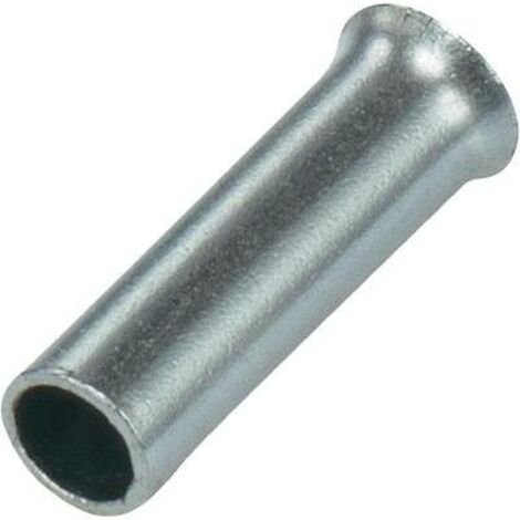 EMBOUT SIMPLE D'EXTRÉMITÉ DE CÂBLE VOGT VERBINDUNGSTECHNIK 440818.47 10 MM² NON ISOLÉ MÉTAL 100 PC(S)