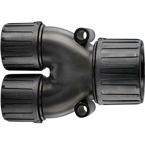 HellermannTyton 166-25802 HG21-Y16 Distributeur en Y noir 21 mm, 16 mm, 16 mm 1 pc(s) (1/2)