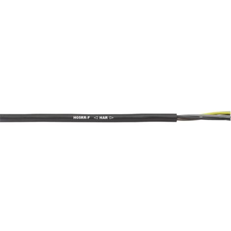 Câble de raccordement H05RR-F LAPP 1600200/10 3 x 1.5 mm² noir 10 m