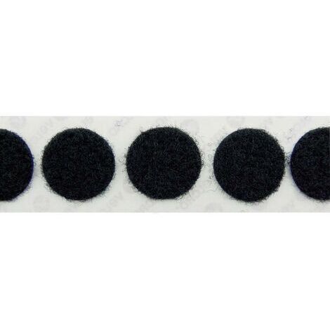 VELCRO® E20101933011425 Pastilles rondes auto-agrippantes à coller partie velours (Ø) 19 mm noir 1120 pc(s) (1/2)