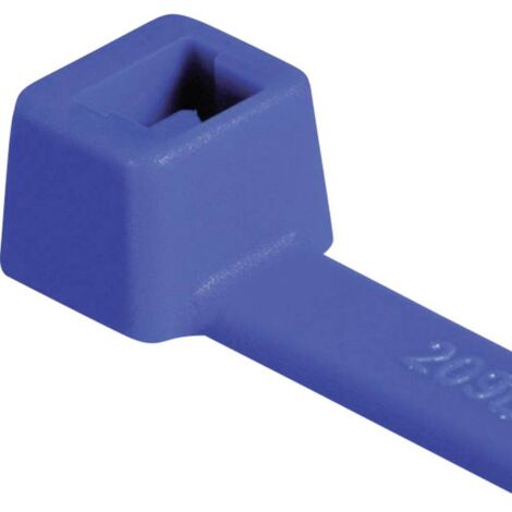 HellermannTyton 116-05416 T80L-N66-BU-C1 Serre-câble 390 mm 4.60 mm bleu 100 pc(s) S17221 (1/2)