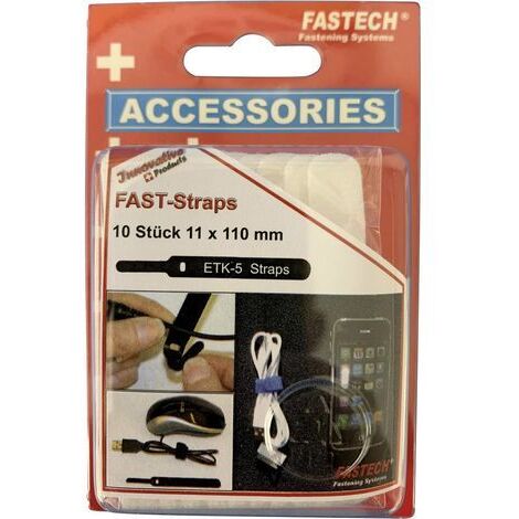 FASTECH® 800-010C Collier de serrage auto-agrippant pour grouper partie velours et partie agrippante (L x l) 110 mm x 1 (1/5)