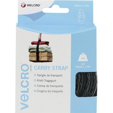 VELCRO® VEL-EC60326 Bande auto-agrippante avec boucle partie velours et partie agrippante (L x l) 1800 mm x 50 mm noir (1/3)