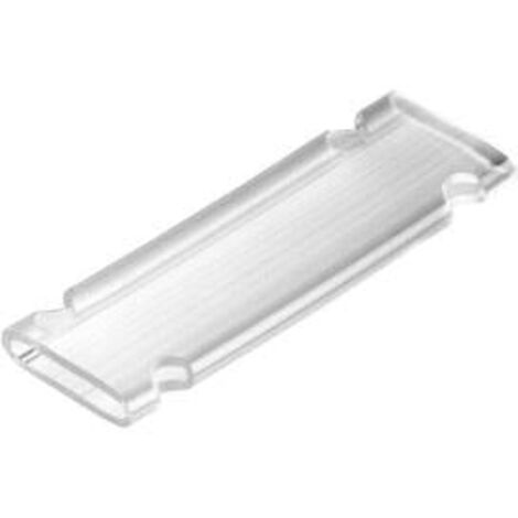 Porte-étiquette transparent 11.30 x 66 mm – 50 pcs – Weidmüller CLI TM 20-66 1763390000 – PVC, pour câbles jusqu'à 75 mm² (1/4)