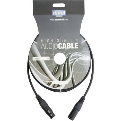 Câble DMX XLR mâle/ femelle 15 m noir LD Systems (1/2)