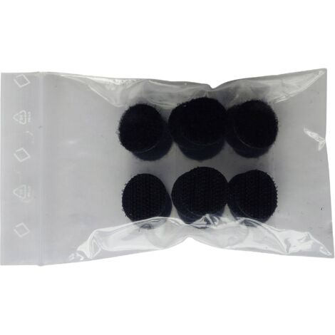 Pastilles rondes auto-agrippantes à coller TRU COMPONENTS 685-330-Bag 1586377 partie velours et partie agrippante (Ø) 2 (1/5)